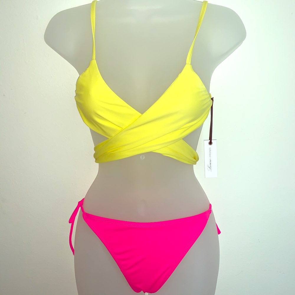 Lovers + Friends Tied Up Top in Yellow💛